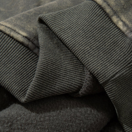Graphic  Washed Hooded Pullover