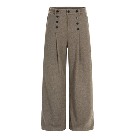 Old Money Style Simple and Versatile Loose Slacks Pants Pants
