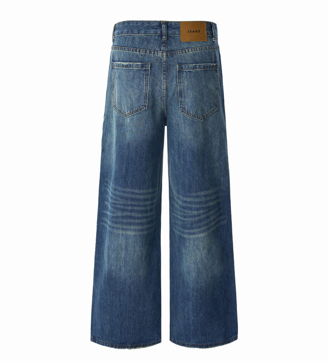Trendy High Street Personality Washed Denim jeans