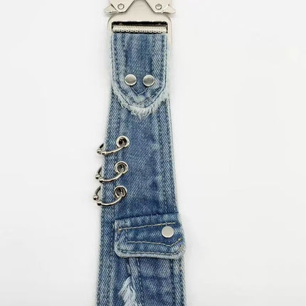 trend denim tie