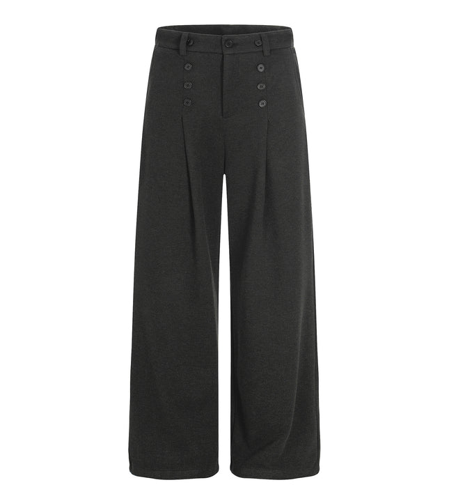 Old Money Style Simple and Versatile Loose Slacks Pants Pants