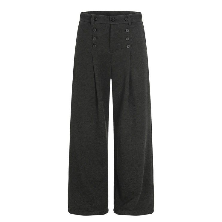 Old Money Style Simple and Versatile Loose Slacks Pants Pants