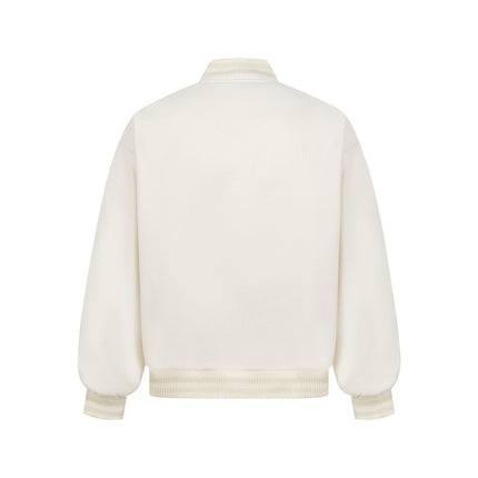 Creative letter patch embroidered baseball jersey jacket