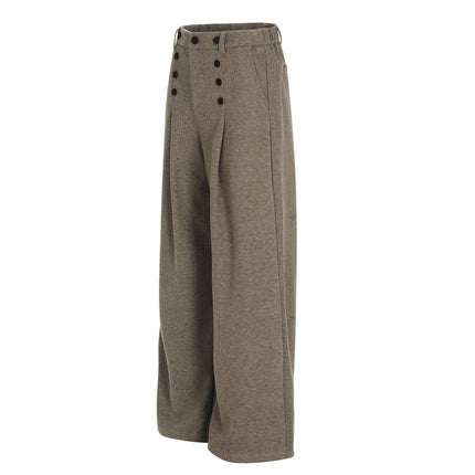 Old Money Style Simple and Versatile Loose Slacks Pants Pants