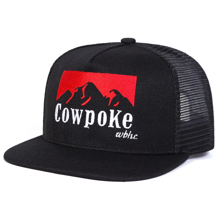 COWPOKE Letter Embroidery cap —-5100 - TALKLESSFASHION