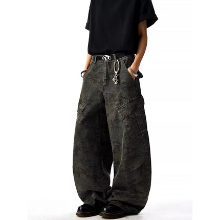 High Waist Camouflage Aesthetic Vintage cargo Pants------2907 - TALKLESSFASHION
