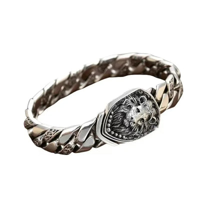 domineering lion tank bracelet - TALKLESSFASHION