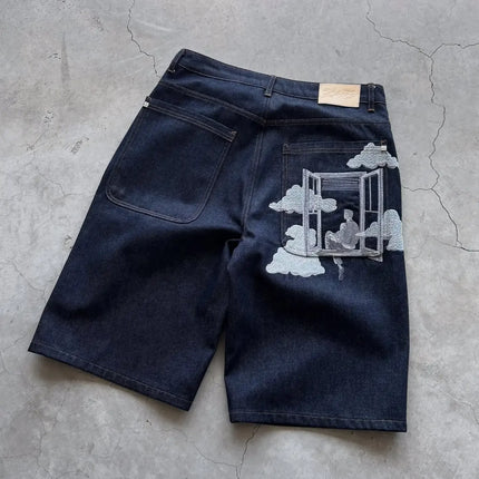 Clouds Pocket Denim Jort —4560 - TALKLESSFASHION