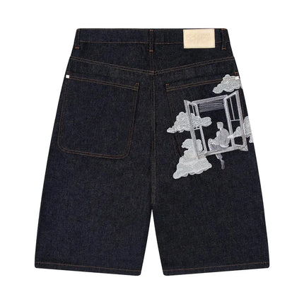 Clouds Pocket Denim Jort —4560 - TALKLESSFASHION