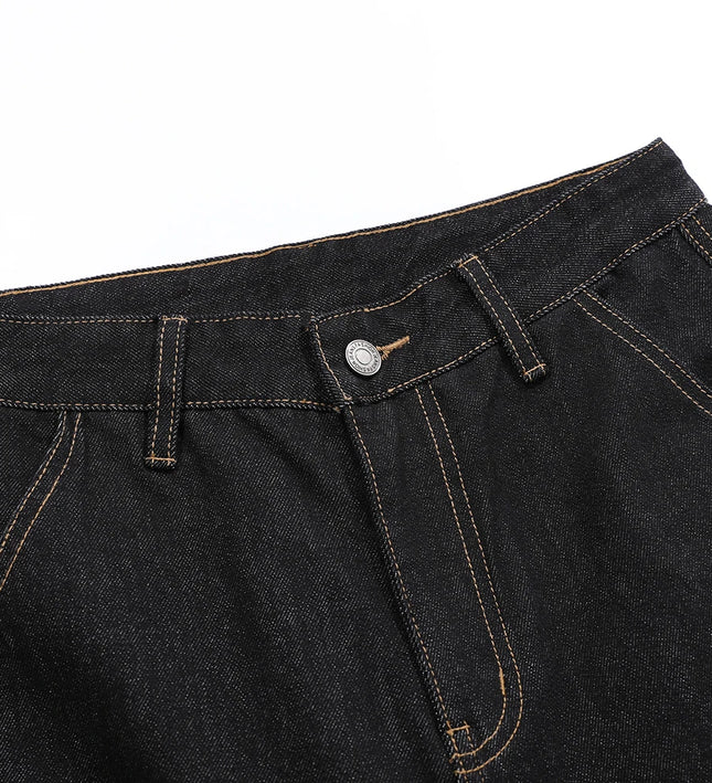 Cropped wide-leg retro Jorts ----3433 - TALKLESSFASHION