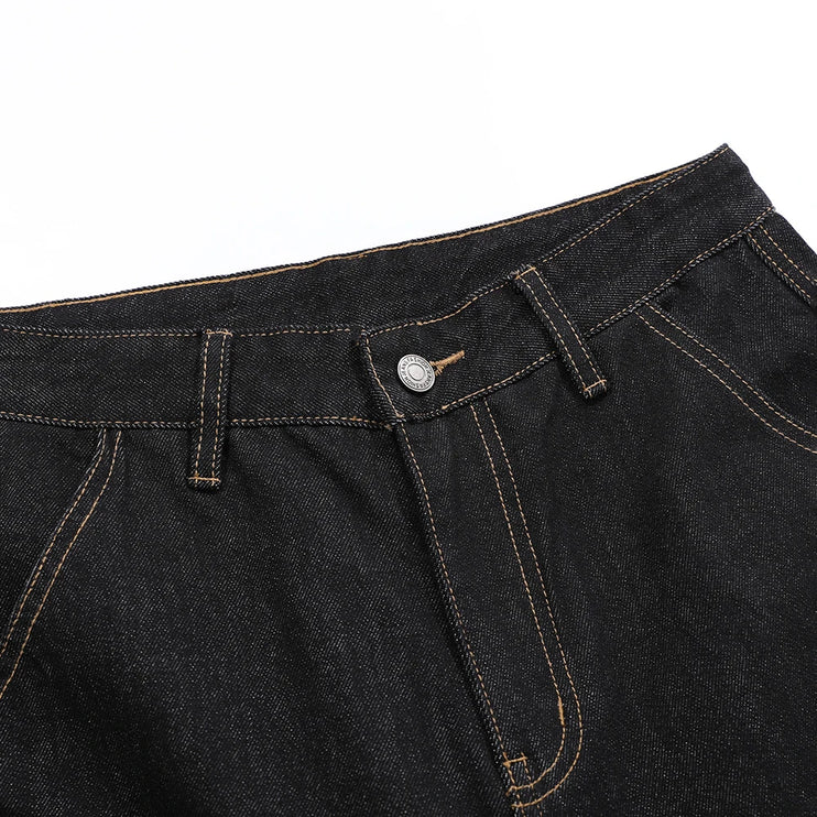 Cropped wide-leg retro Jorts ----3433 - TALKLESSFASHION