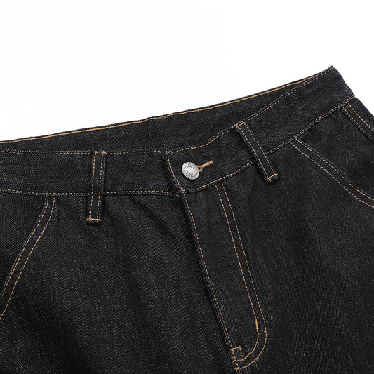 Cropped wide-leg retro Jorts ----3433 - TALKLESSFASHION