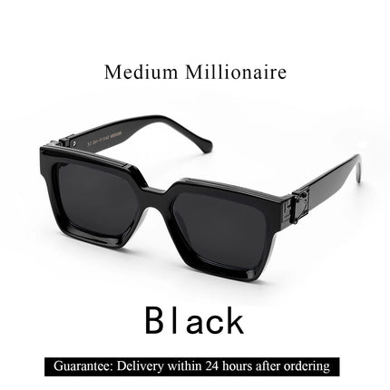 Retro Black Square Sunglasses----3255 - TALKLESSFASHION