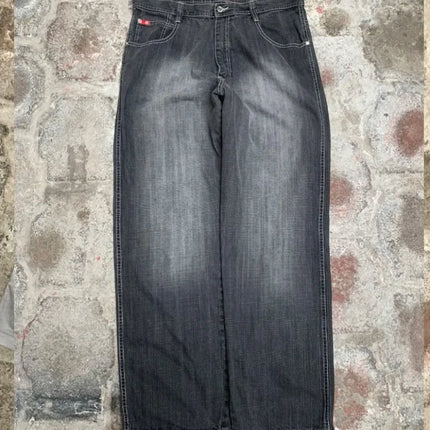 South-Pole Black High Waist Washed Jeans ——-5723 - TALKLESSFASHION