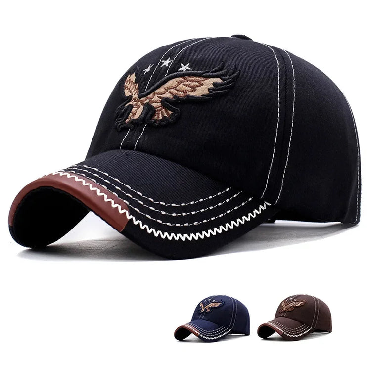 Eagle Embroidery cap - TALKLESSFASHION