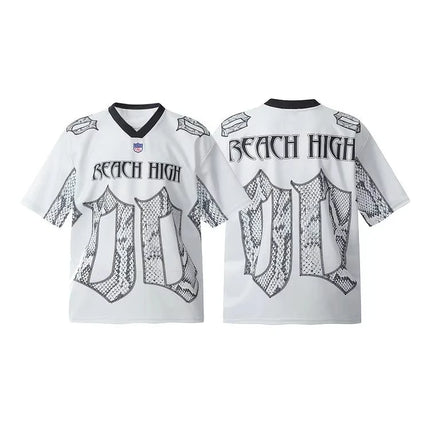 Alphanumeric Printed T-Shirt - TALKLESSFASHION