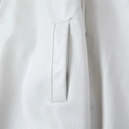 Letter Embroidery Stand Collar Jacket
