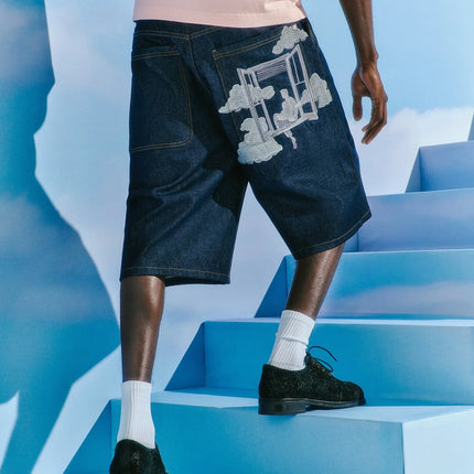 Clouds Pocket Denim Jort —4560 - TALKLESSFASHION