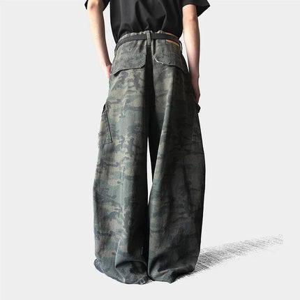 Curved-knife Jeans Camouflage Cargo Pants -----1009 - TALKLESSFASHION