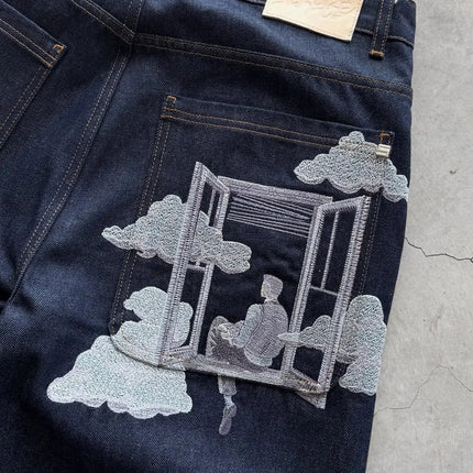 Clouds Pocket Denim Jort —4560 - TALKLESSFASHION