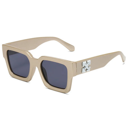 Box Retro Sunglasses Fashion Trend Snowflake Xins Sunglasses Men'S and Women'S Sunglasses Glasses Sunglasses - TALKLESSFASHION