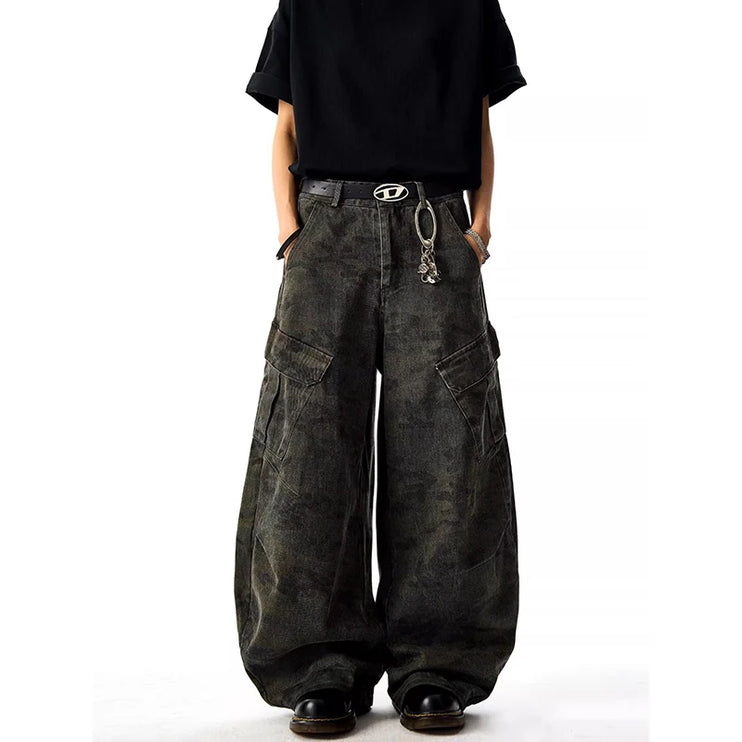 High Waist Camouflage Aesthetic Vintage cargo Pants------2907 - TALKLESSFASHION