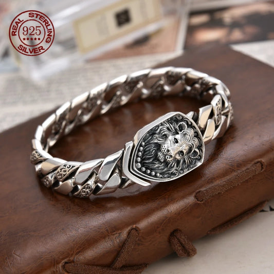 domineering lion tank bracelet - TALKLESSFASHION