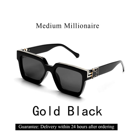 Retro Black Square Sunglasses----3255 - TALKLESSFASHION