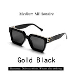 Medium Gold Black / Ships Within 24H