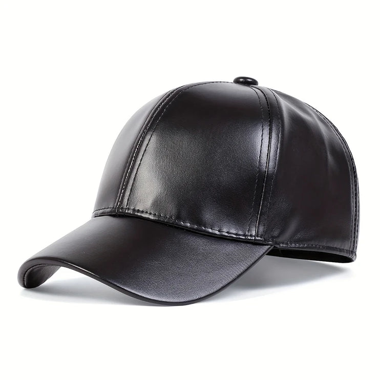 Bucket Leather Cap——5005 - TALKLESSFASHION