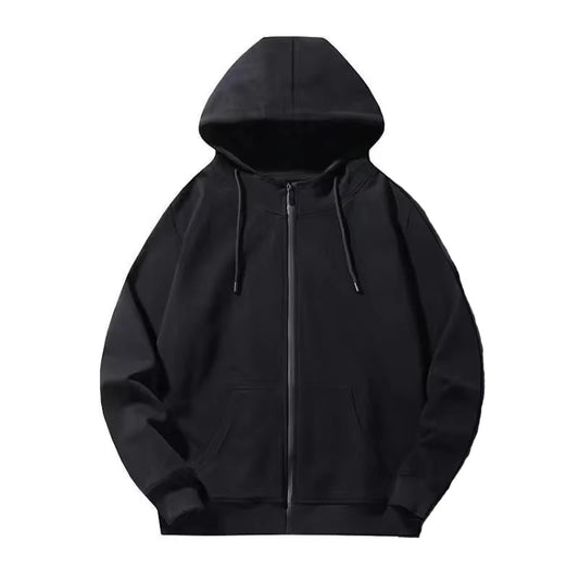 Embroidery Up & Down Zipper Hoodies—1072 - TALKLESSFASHION