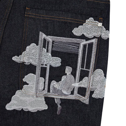 Clouds Pocket Denim Jort —4560 - TALKLESSFASHION