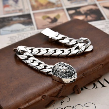 domineering lion tank bracelet - TALKLESSFASHION