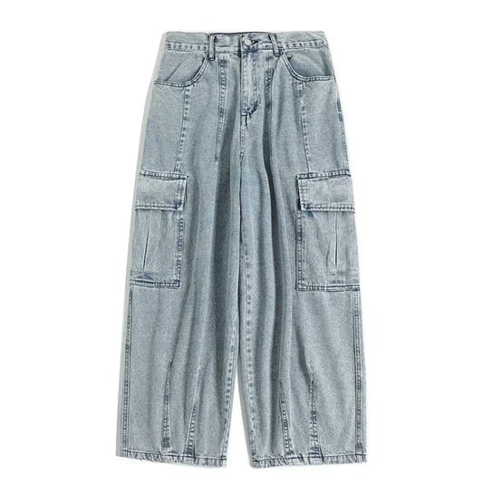 Multi-Pocket Baggy Cargo Pant——-7231 - TALKLESSFASHION