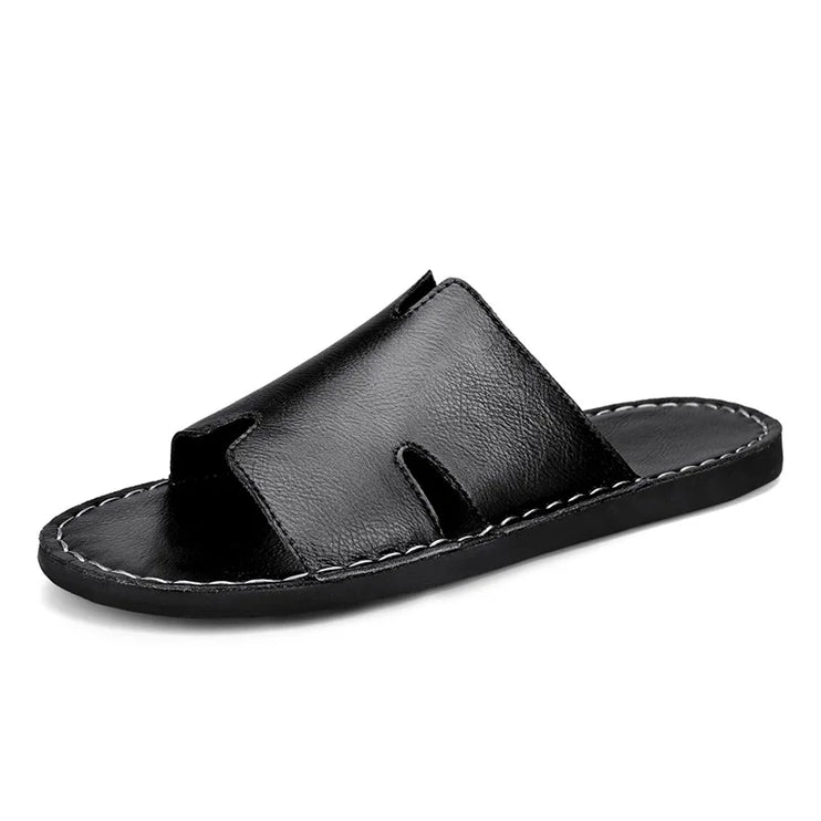 TALKLESS Luxury Leather Slippers—-2643 - TALKLESSFASHION