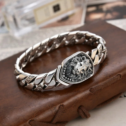 domineering lion tank bracelet - TALKLESSFASHION