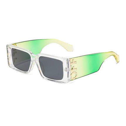 Fashion Sunglasses Colorful Square Frame Women'S Wide Leg Sun Glasses Retro UV Resistant Eyeglasses Unisex - TALKLESSFASHION