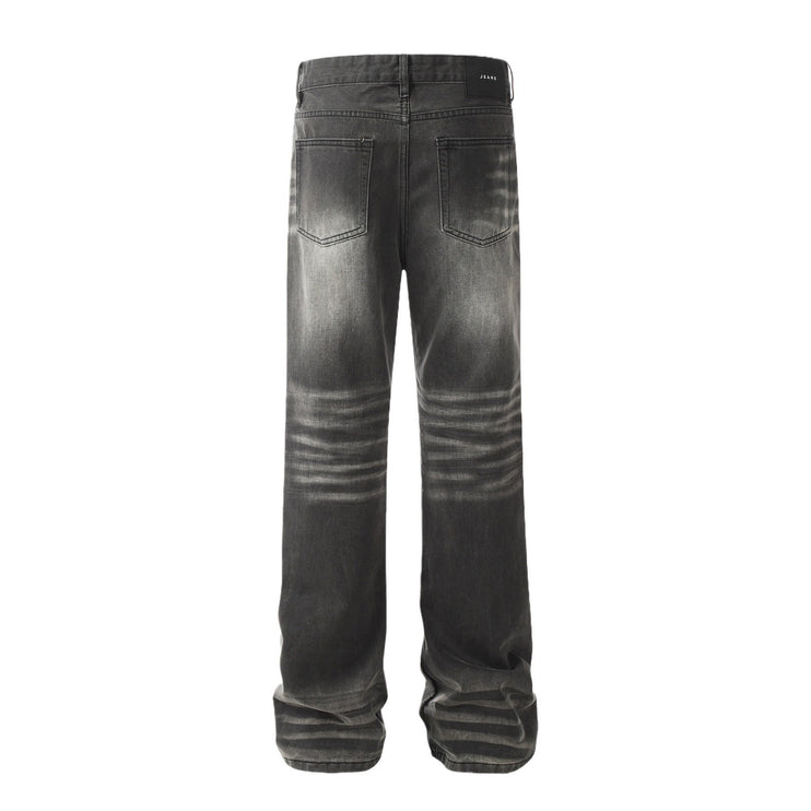 Retro Cat Beard Straight Jeans—9753 - TALKLESSFASHION