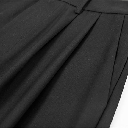 TALKLESS Pleating Loose Long Pants--1442 - TALKLESSFASHION
