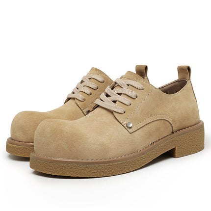 Casual Platform Height-increasing Martain Boots Big Head Derby Shoes British Style - TALKLESSFASHION