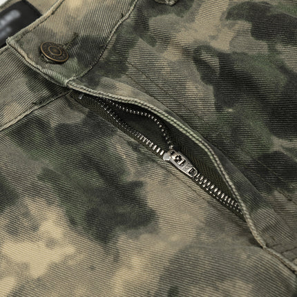 Mountain Outdoor Multi-pocket Workwear Tie-dye Camouflage Pants Men - TALKLESSFASHION