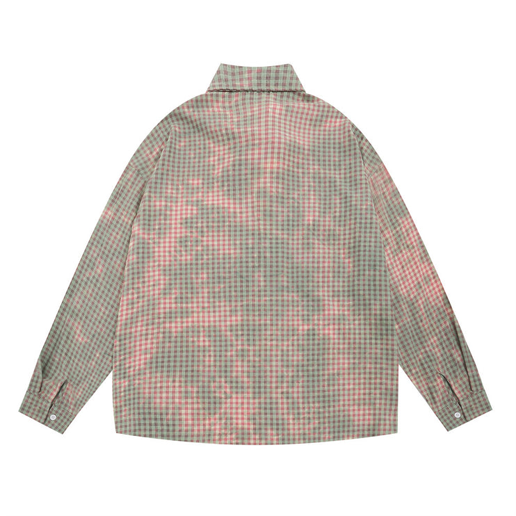 Tie-dyed Long-sleeved Shirt—-2117 - TALKLESSFASHION