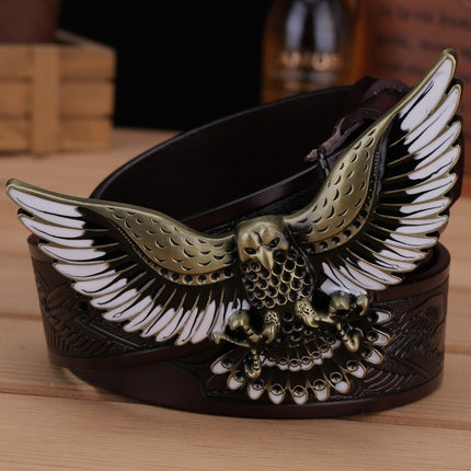 Men's Fashion Eagle Leather Belt - TALKLESSFASHION