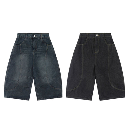 MetroCool Solid Casual Denim Shorts—-3422 - TALKLESSFASHION