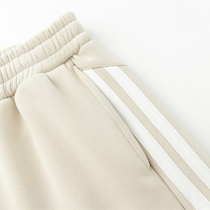 TALKLESS Ribbon Matching Striped Straight Pants--6142 - TALKLESSFASHION