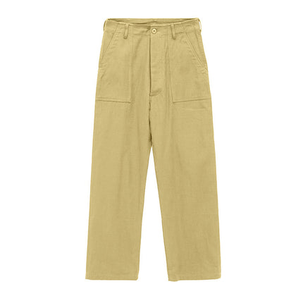 TALKLESS Solid Color Retro Casual Pants--4566 - TALKLESSFASHION