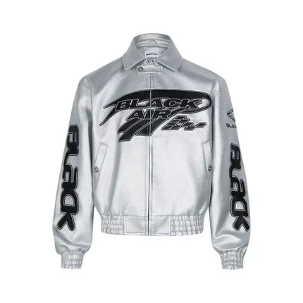 Black Air Trendy Vintage Flying Unisex Jacket—1091 - TALKLESSFASHION