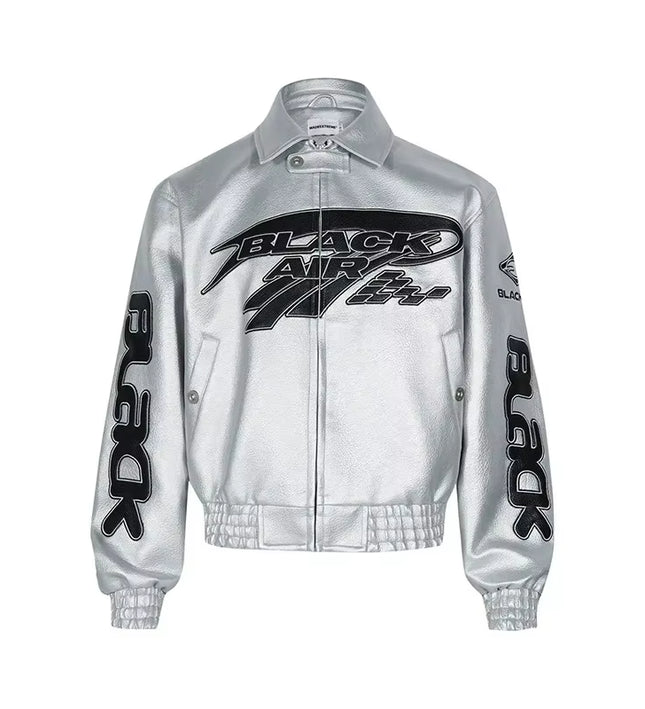 Black Air Trendy Vintage Flying Unisex Jacket—1091 - TALKLESSFASHION