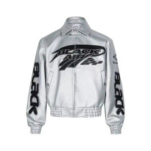 Black Air Trendy Vintage Flying Unisex Jacket—1091 - TALKLESSFASHION