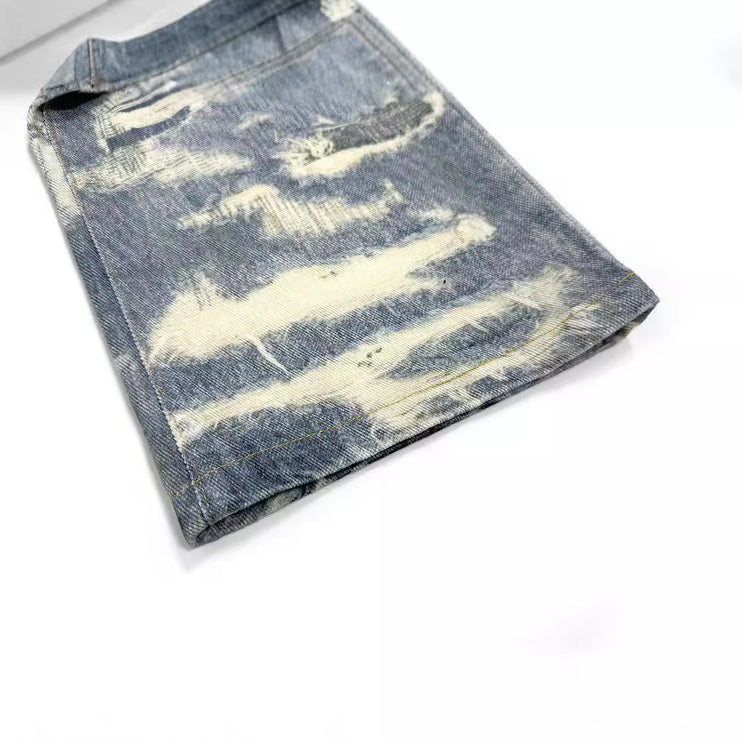 American Street Fashion Ripped Cool Loose Denim Trousers - TALKLESSFASHION